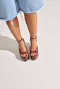 KRIS - SANDÁLIA PLATAFORMA FEMININA VINIL CAMEL KRIS - SANDÁLIA PLATAFORMA FEMININA VINIL CAMEL