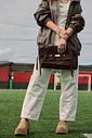 VICK - BOLSA FEMININA COURO OMBRO MARROM
