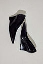 SÂMIA - SCARPIN FEMININO SALTO ANABELA PRETO SÂMIA - SCARPIN FEMININO SALTO ANABELA PRETO