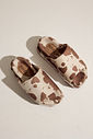 FIFI - TAMANCO FEMININO PLATAFORMA VACA BRANCO/BEGE FIFI - TAMANCO FEMININO PLATAFORMA VACA BRANCO/BEGE