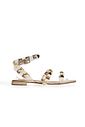 SERENA - SANDÁLIA FEMININA TIRAS VINIL DOURADO SERENA - SANDÁLIA FEMININA TIRAS VINIL DOURADO