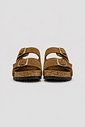 SANTORINI - FLATFORM PAPETE UNISSEX FIVELAS BEGE