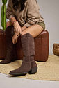 RUBIA - BOTA FEMININA 2 EM 1 COUNTRY COURO MARROM RUBIA - BOTA FEMININA 2 EM 1 COUNTRY COURO MARROM