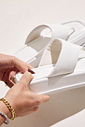 BÚZIOS - CHINELO FLATFORM COURO FEMININO BRANCO BÚZIOS - CHINELO FLATFORM COURO FEMININO BRANCO