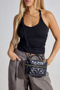 AGNES - BOLSA FEMININA MATELASSÊ LATERAL PRETA AGNES - BOLSA FEMININA MATELASSÊ LATERAL PRETA