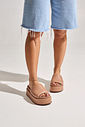 FIFI - TAMANCO FEMININO PLATAFORMA TIRA ACOLCHOADA CAMEL FIFI - TAMANCO FEMININO PLATAFORMA TIRA ACOLCHOADA CAMEL