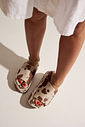 FIFI - TAMANCO FEMININO PLATAFORMA VACA BRANCO/BEGE FIFI - TAMANCO FEMININO PLATAFORMA VACA BRANCO/BEGE