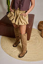 ANGELINA - BOTA FEMININA CANO LONGO BICO REDONDO BEGE ANGELINA - BOTA FEMININA CANO LONGO BICO REDONDO BEGE