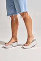 ADELE - TAMANCO FLATFORM FEMININA TIRA VINIL PRATA ADELE - TAMANCO FLATFORM FEMININA TIRA VINIL PRATA