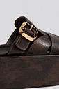 AURA - CLOG FEMININO PLATAFORMA MARROM AURA - CLOG FEMININO PLATAFORMA MARROM