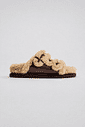 CAPUCINE - PAPETE FLATFORM FEMININA PELOS MARROM CAPUCINE - PAPETE FLATFORM FEMININA PELOS MARROM