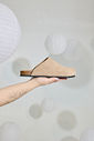 LINA - CLOG FEMININO ANATÔMICO COURO CAMURÇA BEGE LINA - CLOG FEMININO ANATÔMICO COURO CAMURÇA BEGE