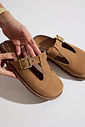 WEST - CLOG FEMININO ANATÔMICO CAMURÇA BEGE WEST - CLOG FEMININO ANATÔMICO CAMURÇA BEGE