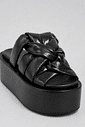 DARIELE - TAMANCO FLATFORM FEMININO PRETO