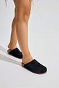 LINA - CLOG FEMININO ANATÔMICO COURO CAMURÇA PRETO LINA - CLOG FEMININO ANATÔMICO COURO CAMURÇA PRETO