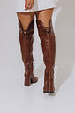 DÁLIA - BOTA FEMININA OVER THE KNEE SALTO ALTO CAMEL DÁLIA - BOTA FEMININA OVER THE KNEE SALTO ALTO CAMEL