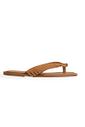 FUJI - CHINELO FLATFORM FEMININO FRANJAS COURO CAMEL FUJI - CHINELO FLATFORM FEMININO FRANJAS COURO CAMEL