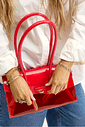 gummy-bolsa-feminina-transparente-vinil-vermelho BOLSA FEMININA TRANSPARENTE VERNIZ VERMELHO GUMMY