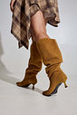 IANCA - BOTA FEMININA 2 EM 1 SALTO BAIXO SLOUCH COURO BEGE IANCA - BOTA FEMININA 2 EM 1 SALTO BAIXO SLOUCH COURO BEGE