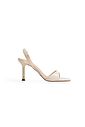 PILAR - SANDÁLIA FEMININA SALTO ALTO OFF WHITE PILAR - SANDÁLIA FEMININA SALTO ALTO OFF WHITE