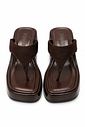 Tamanco Plataforma Flip Flop Malu Marrom Tamanco Plataforma Flip Flop Malu Marrom