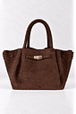 BOLSA TOTE SUEDE MARROM ELLA BOLSA TOTE SUEDE MARROM ELLA