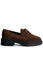 Mocassim Couro Camurça Original Marrom Hilary Mocassim Couro Camurça Original Marrom Hilary