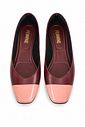 Sapatilha Bailarina Cap Toe Tata Burgundy/Rosa Sapatilha Bailarina Cap Toe Tata Burgundy/Rosa