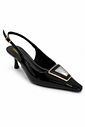 SLINGBACK KITEN HEELS KARDASHIAN preto SLINGBACK KITEN HEELS KARDASHIAN preto