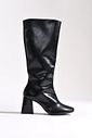 Bota Feminina Cano Longo Salto Bloco Khloe Preta Bota Feminina Cano Longo Salto Bloco Khloe Preta