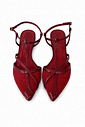 Sapatilha Slingback em Tela Rihanna Marsala Sapatilha Slingback em Tela Rihanna Marsala