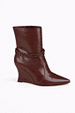 Bota Salto Wedge Fivela Cano Curto Roberta Bota Salto Wedge Fivela Cano Curto Roberta