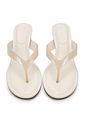 Tamanco Salto Kitten Heels Isis Tira Vinil Off White Tamanco Salto Kitten Heels Isis Tira Vinil Off White