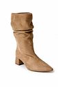 BOTA FEMININA CANO MÉDIO SLOUCH SILVIA TAUPE BOTA FEMININA CANO MÉDIO SLOUCH SILVIA TAUPE
