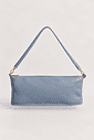 BOLSA CARTEIRA COURO LEGÍTIMO DUALIPA AZUL
