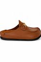 Clog Feminino Couro Original GUci Caramelo Clog Feminino Couro Original GUci Caramelo