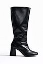 Bota Feminina Cano Longo Salto Bloco Khloe Preta Bota Feminina Cano Longo Salto Bloco Khloe Preta