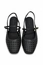 Sapatilha Slingback Feminina Couro Nara Preta Sapatilha Slingback Feminina Couro Nara Preta