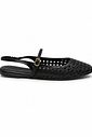 Sapatilha Slingback Feminina Couro Nara Preta Sapatilha Slingback Feminina Couro Nara Preta