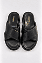 Tamanco Flat Plataforma Zara Preta