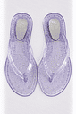 Rasteira Dedos Jelly Transparente Isis Cristal