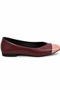 Sapatilha Bailarina Cap Toe Tata Burgundy/Rosa Sapatilha Bailarina Cap Toe Tata Burgundy/Rosa