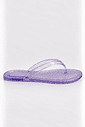 Rasteira Dedos Jelly Transparente Isis Cristal