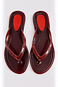 Rasteira Dedos Jelly Transparente Isis Marrom Rasteira Dedos Jelly Transparente Isis Marrom
