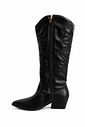 Bota Texana Cano Longo Joelyn Preta Bota Texana Cano Longo Joelyn Preta