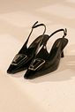 SLINGBACK KITEN HEELS KARDASHIAN preto SLINGBACK KITEN HEELS KARDASHIAN preto
