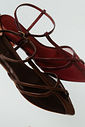 Sapatilha Slingback em Tela Rihanna Marsala Sapatilha Slingback em Tela Rihanna Marsala