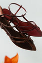 Sapatilha Slingback em Tela Rihanna Marsala Sapatilha Slingback em Tela Rihanna Marsala