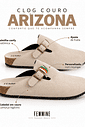 Clog Couro Legítimo Arizona Off White Clog Couro Legítimo Arizona Off White