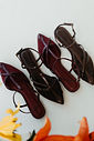 Sapatilha Slingback em Tela Rihanna Marrom